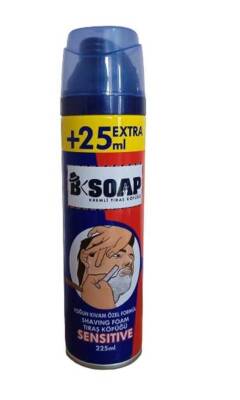 B Soap Tıraş Köpüğü Sensitive 225 Ml - 1