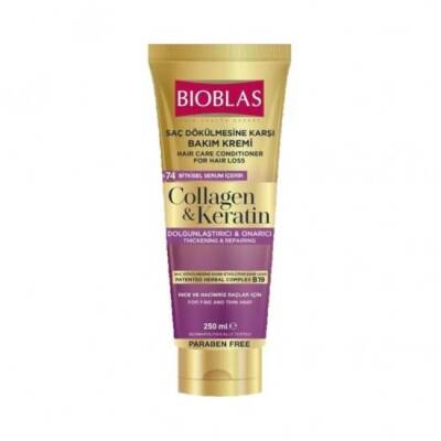 Bioblas Saç Dökülmesine Karşı Bakım Kremi 250ml Collagen&keratin - 1