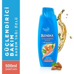 Blendax Güçlendirici Bakim Badem Yaği Özlü Şampuan 500 Ml - 1