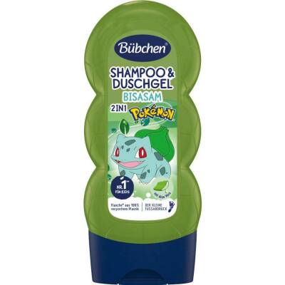 Bübchen Çocuk Şampuan&Duş Jeli 2 in 1 Pokemon Bulbasaur 230 ml - 1