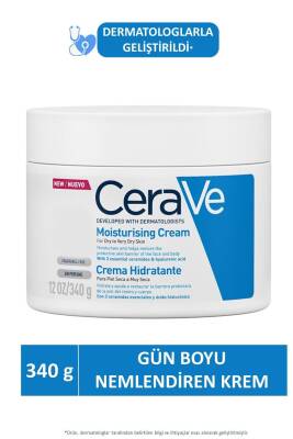 CeraVe Nemlendirici Krem Kuru Ciltler Için Seramid Ve Hyalüronik Asit Içerikli 340 gr - 1