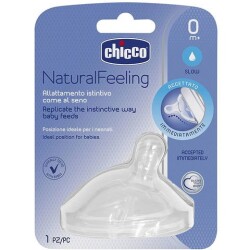 Chicco Naturalfeeling Biberon Emziği 0 ay+ Normal Akış Tekli - 1