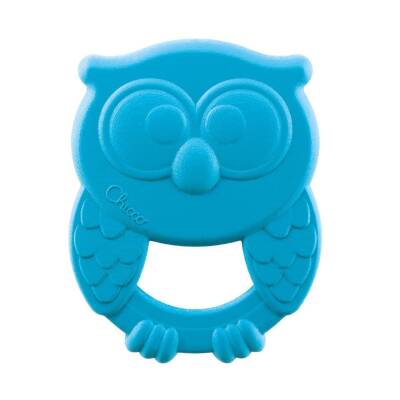 Chicco Owly Diş Kaşıyıcı 3-18 Ay - Mavi - 2