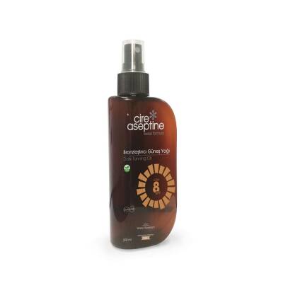 CIRE ASEPTINE 8SPF BRONZLAŞTIRICI GÜNEŞ YAĞI 200ml - 1