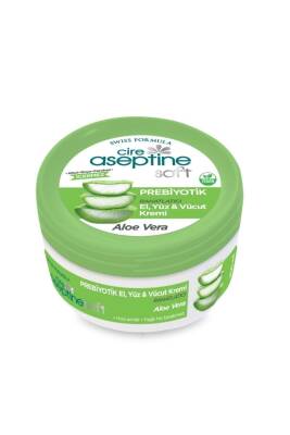 Cire Aseptine Soft prebiyotik Aloe Vera el, Yüz Ve Vücut Kremi 200 ml - 1