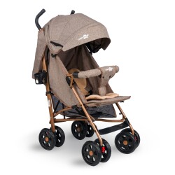 Comfymax Tam Yatar Baston Bebek Arabası – Wood Brown - 2