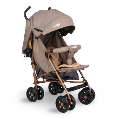 Comfymax Tam Yatar Baston Bebek Arabası – Wood Brown - 2