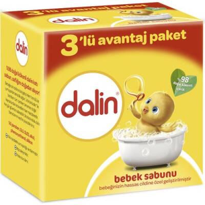 Dalin 3'lü Sabun 3x100 gr - 1