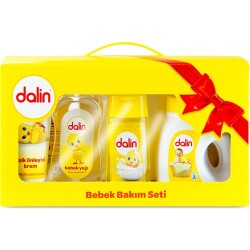 Dalin Bebek Bakım Hediye Seti Likit Pudralı 8690605072643 - 1