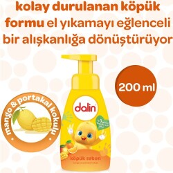 Dalin Köpük Sabun Mango ve Portakal Kokulu 200 ml - 3