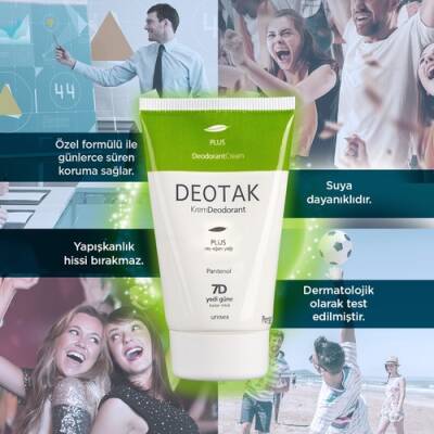 Deotak Plus Krem Deodorant 35 Ml 8692255100134 - 4