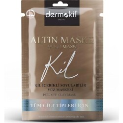 Dermokil Special Soyulabilir Kil Içerikli Gold Maske Tüm Cilt Tipleri 15 ml - 1