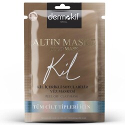 Dermokil Special Soyulabilir Kil Içerikli Gold Maske Tüm Cilt Tipleri 15 ml - 2