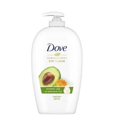 Dove Avokado Yağı ve Kalendula Özü Nemlendirici Sıvı Sabun 450 ml - 1