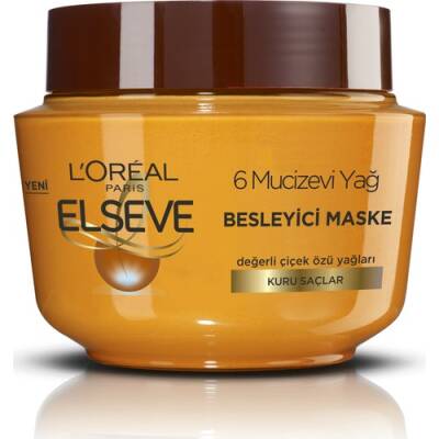 Elseve L'oréal Paris Mucizevi Yağ Besleyici Maske 300 ml - 3