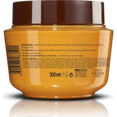 Elseve L'oréal Paris Mucizevi Yağ Besleyici Maske 300 ml - 4