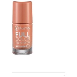 FLORMAR FULL COLOR NAIL ENAMEL FC45 PEACH SPARKLER - 1