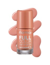 FLORMAR FULL COLOR NAIL ENAMEL FC45 PEACH SPARKLER - 2