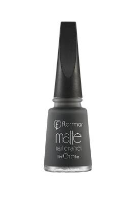 Flormar Oje - Matte Nail Enamel Elegant Grey - 1