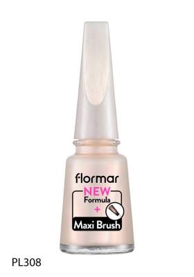 Flormar Oje Maxi Brush Pearly Pl308 Snow Glam New - 1