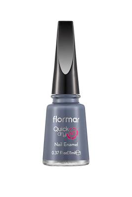 Flormar Oje - Quick Dry Nail Enamel Prussian Blue - 1