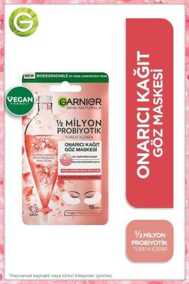 Garnier 1/2 Milyon Probiyotik Türevi Içeren Onarıcı Kağıt Göz Maskesi 3600542461740 - 1