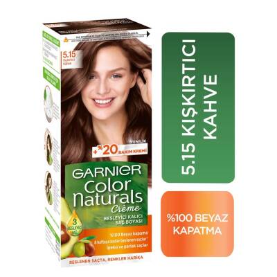 Garnier Color Naturals Saç Boyası 5.15 Kışkırtıcı Kahve - 1