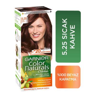 Garnier Color Naturals Saç Boyası 5.25 Sıcak Kahve - 1