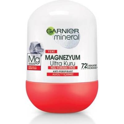 Garnier Mineral Magnezyum Ultra Kuru Roll-on Deodorant - 1