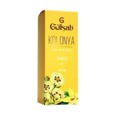 Gülşah Kolonya Amber Cam Şişe 250ml - 1