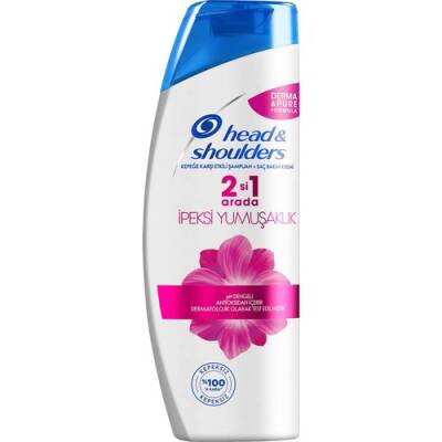 Head&Shoulders Head & Shoulders 2'si 1 Arada Kepek Karşıtı Şampuan İpeksi Yumuşaklık 350 ml - 3