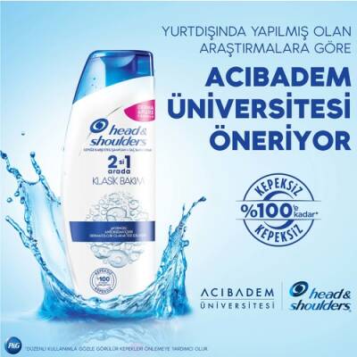 Head&Shoulders Head & Shoulders 2'si 1 Arada Kepek Karşıtı Şampuan İpeksi Yumuşaklık 350 ml - 4