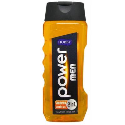 Hobby Men 2in1 Duş Jeli Şampuan Power 400 ml - 1