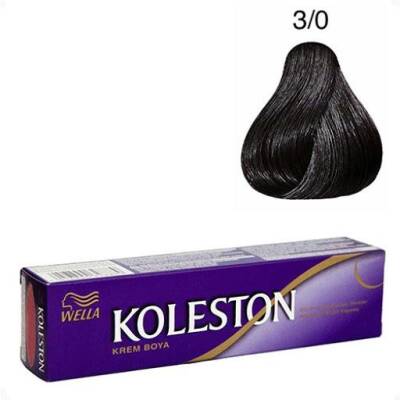 Koleston Krem Tüp Saç Boyası - 3.0 Koyu Kahve - 1