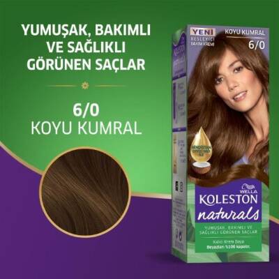 Koleston Naturals Saç Boyası 6/0 Koyu Kumral - 1