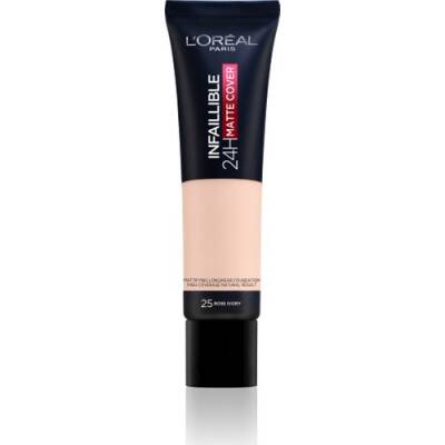 LOreal Paris Infaillible 24H Matte Cover Yüksek Kapatıcı Fondöten 25 Rose Ivory - 1