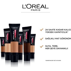 LOreal Paris Infaillible 24H Matte Cover Yüksek Kapatıcı Fondöten 25 Rose Ivory - 4