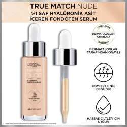 L'Oreal Paris L'oréal Paris True Match Nude Serum Fondöten 0.5-2 Very Light 3600523989898 - 5