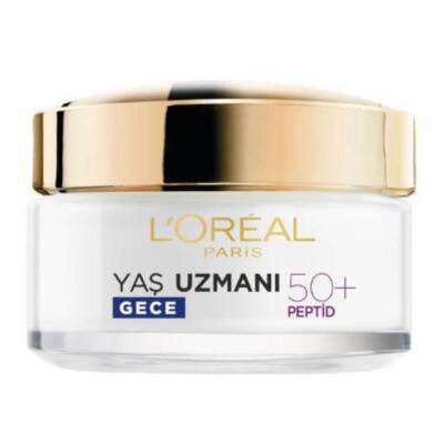 L'Oreal Paris L'oréal Paris Yaş Uzmanı 50+ Kırışıklık Karşıtı Yenileyici Gece Kremi 50ml - 1