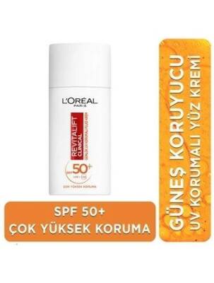 Loreal Paris Revitalift Clinical Spf 50+ Günlük Yüksek Uv Korumalı Yüz Güneş Kremi 50ml - 1