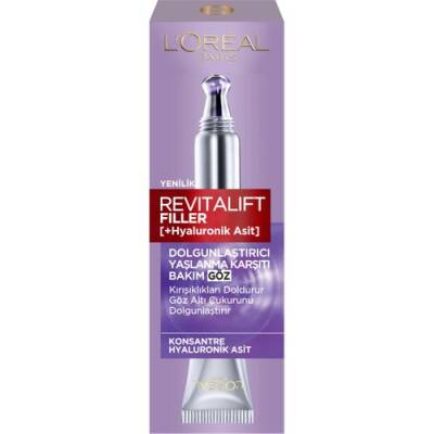 L'Oreal Paris Revitalift Filler Dolgunlaştırıcı Yaşlanma Karşıtı Göz Bakım Kremi 15ml -Hyaluronik Asit - 3