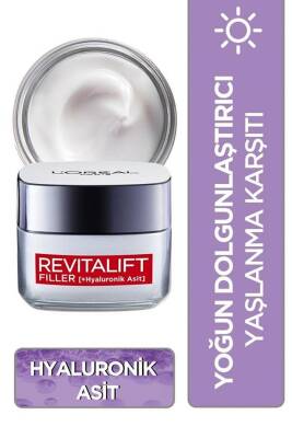 L'Oreal Paris Revitalift Filler Yoğun Dolgunlaştırıcı Yaşlanma Karşıtı Gündüz Kremi 50ml - Hyaluronik Asit 3432 - 2