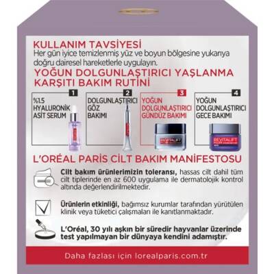 L'Oreal Paris Revitalift Filler Yoğun Dolgunlaştırıcı Yaşlanma Karşıtı Gündüz Kremi 50ml - Hyaluronik Asit 3432 - 5