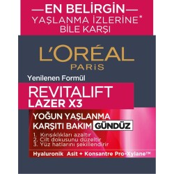 L'Oreal Paris Yaşlanma Karşıtı Krem - Dermo Expertise Revitalift Laser X3 50 ml 3600522365044 - 4