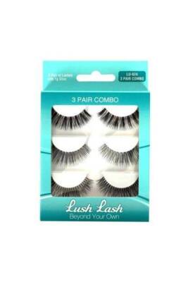 Lush Lash Takma Kirpik 3 Pair Combo - 1