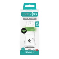 Mamajoo Gece & Gündüz Biberonu 270 ml & Anti-Kolik Biberon Emziği No:2 / M - 6