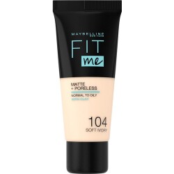 Maybelline New York Fit Me Matte+poreless Fondöten - 104 Soft Ivory - 3