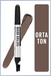 Maybelline New York Kaş Kalemi Tattoo Brow Lift Stick 03 Medium Brown - 2