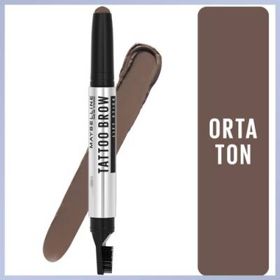 Maybelline New York Kaş Kalemi Tattoo Brow Lift Stick 03 Medium Brown - 3