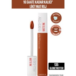 Maybelline New York Likit Mat Ruj 135 Globe Trotter - 1